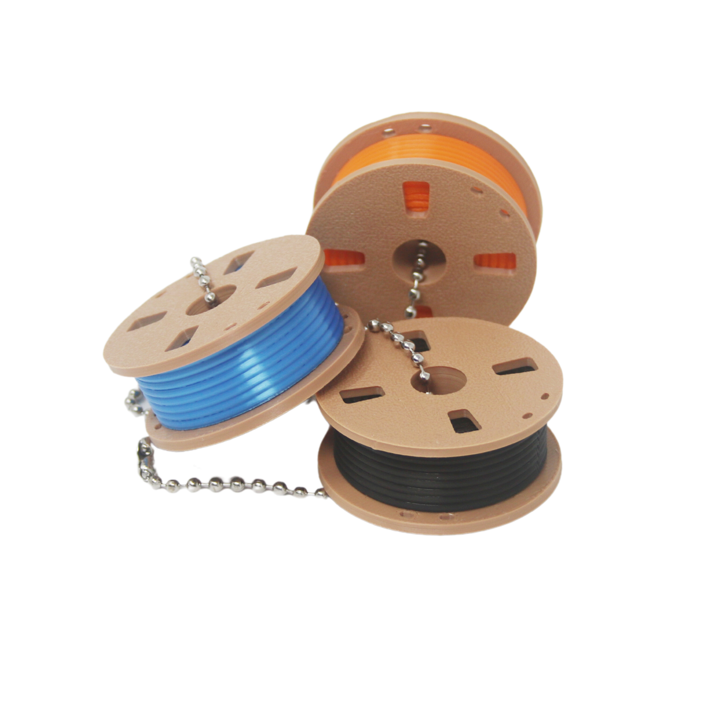 Filament Spool Fidget Keychain