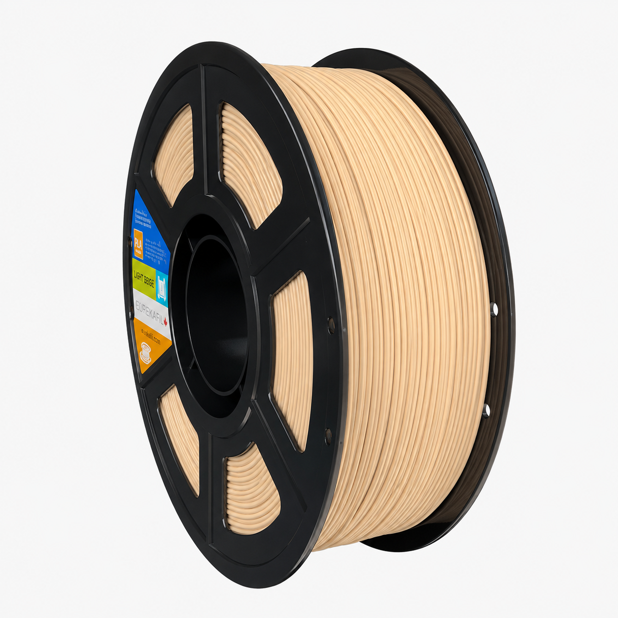 EurekaFil Light Beige 4043D 1.75mm PLA Filament 1kg