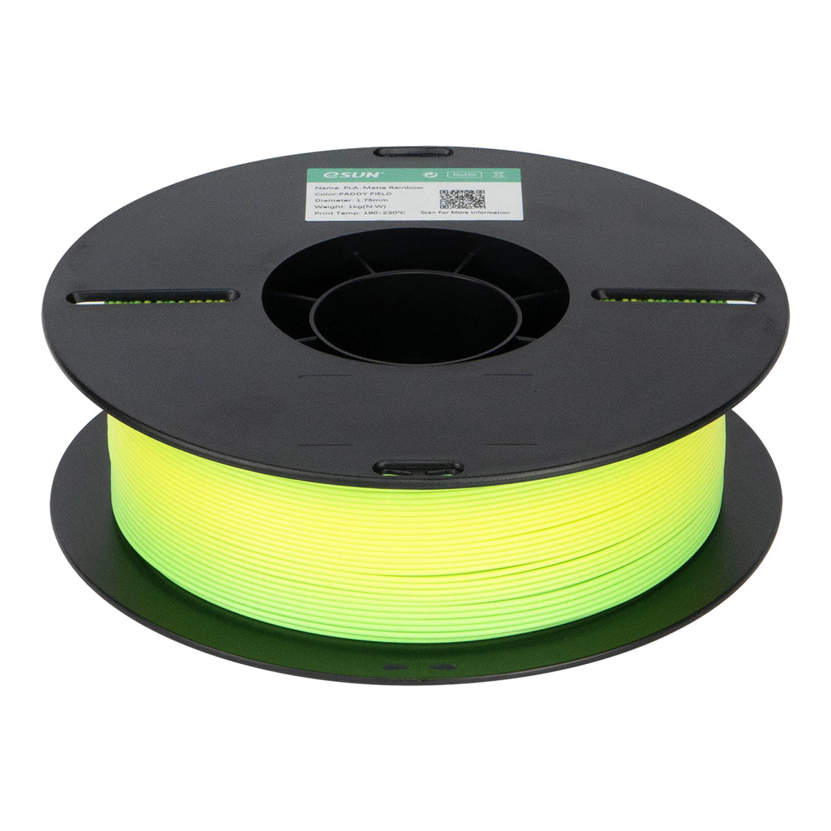 eSUN PLA-Matte Rainbow color PADDY FIELD 3D Printer Filament 1.75mm, 1kg.