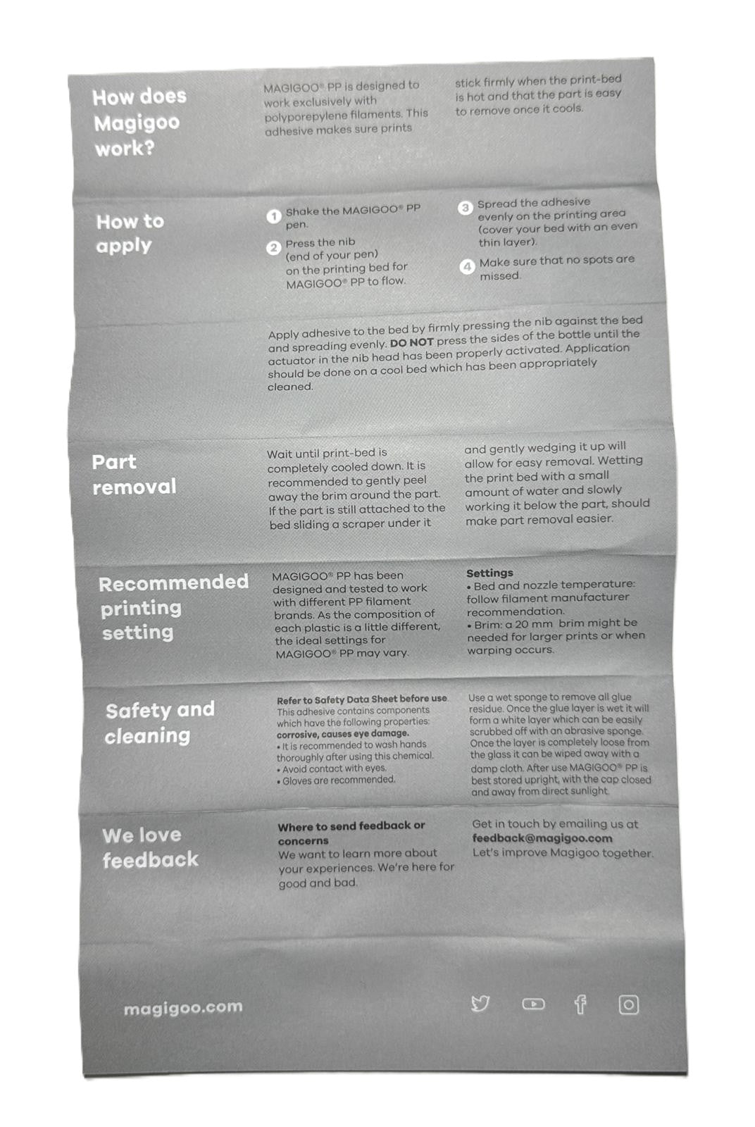 3D Printing adhesive for PP (50ml)