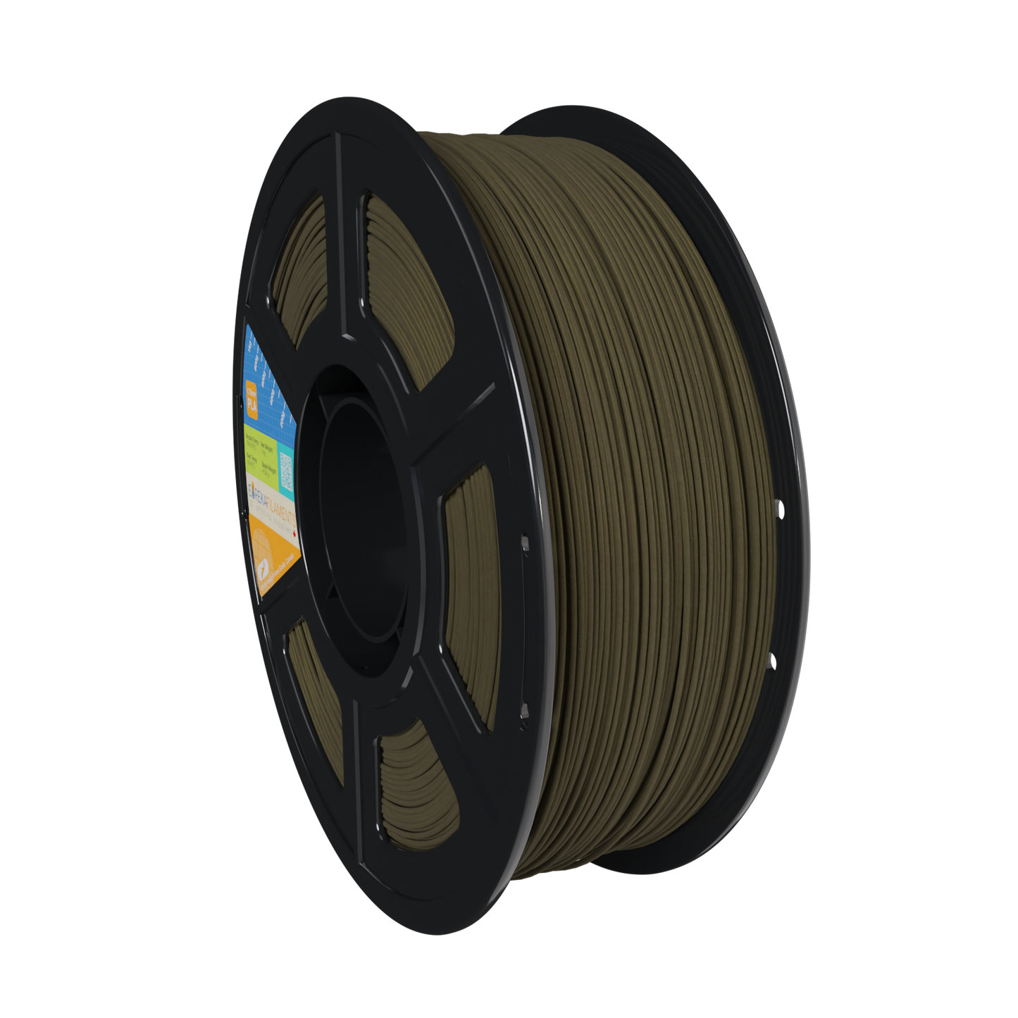 EurekaFil Army Green 4043D 1.75mm PLA Filament 1kg