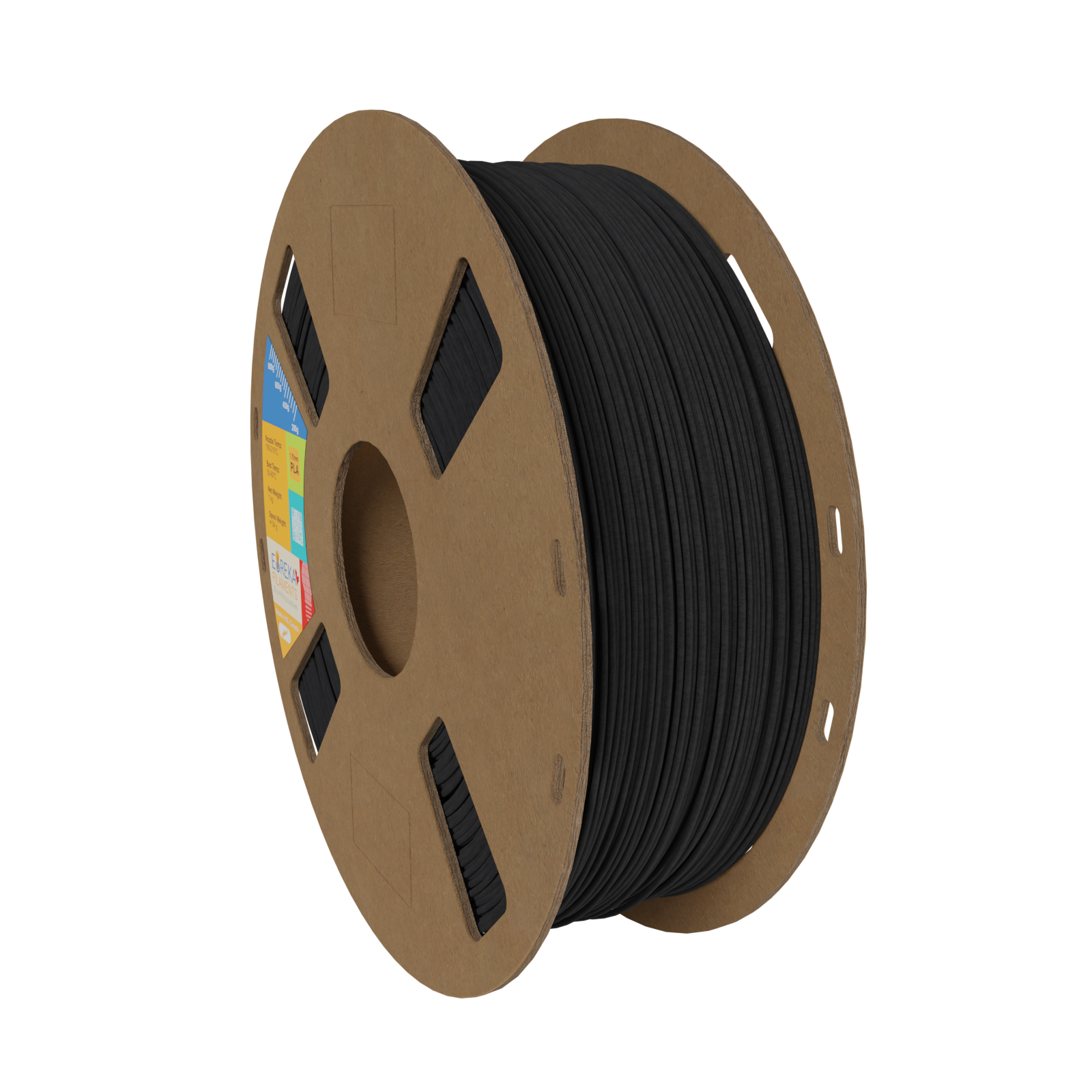 EurekaFil Black 4043D 1.75mm PLA Filament 1kg