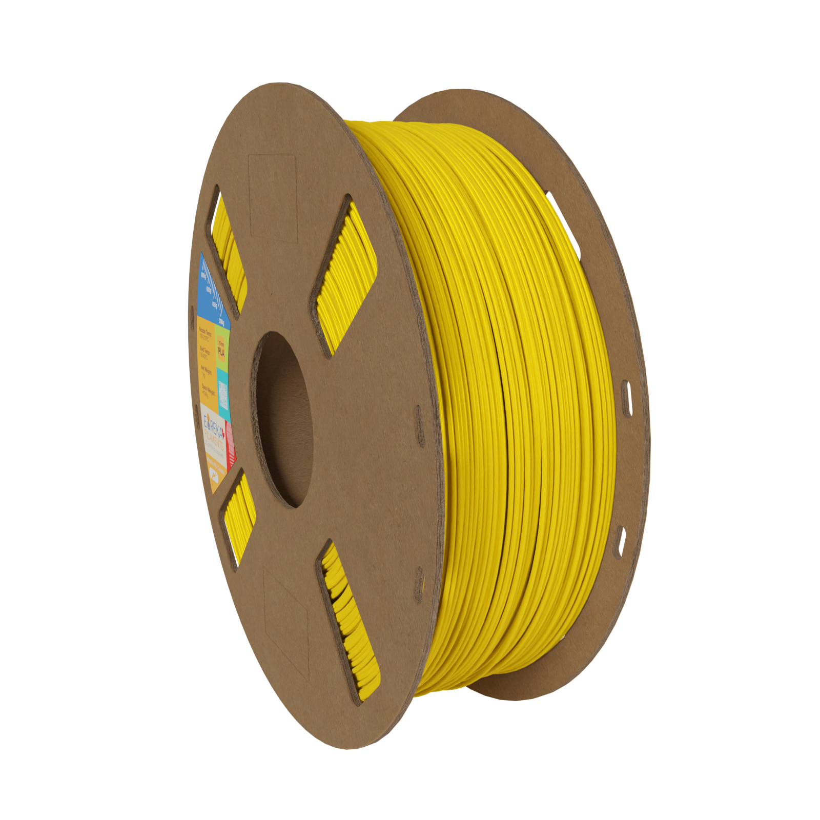 EurekaFil CMYK Yellow 4043D 1.75mm PLA Filament 1kg
