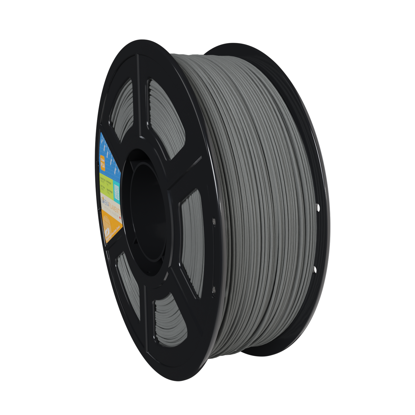 EurekaFil Dark Grey 4043D 1.75mm PLA Filament 1kg