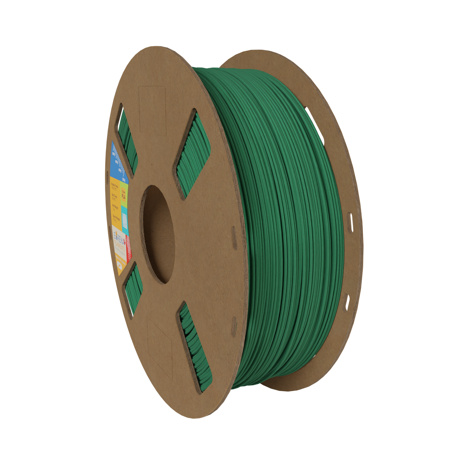 EurekaFil Dark Green 4043D 1.75mm PLA Filament 1kg