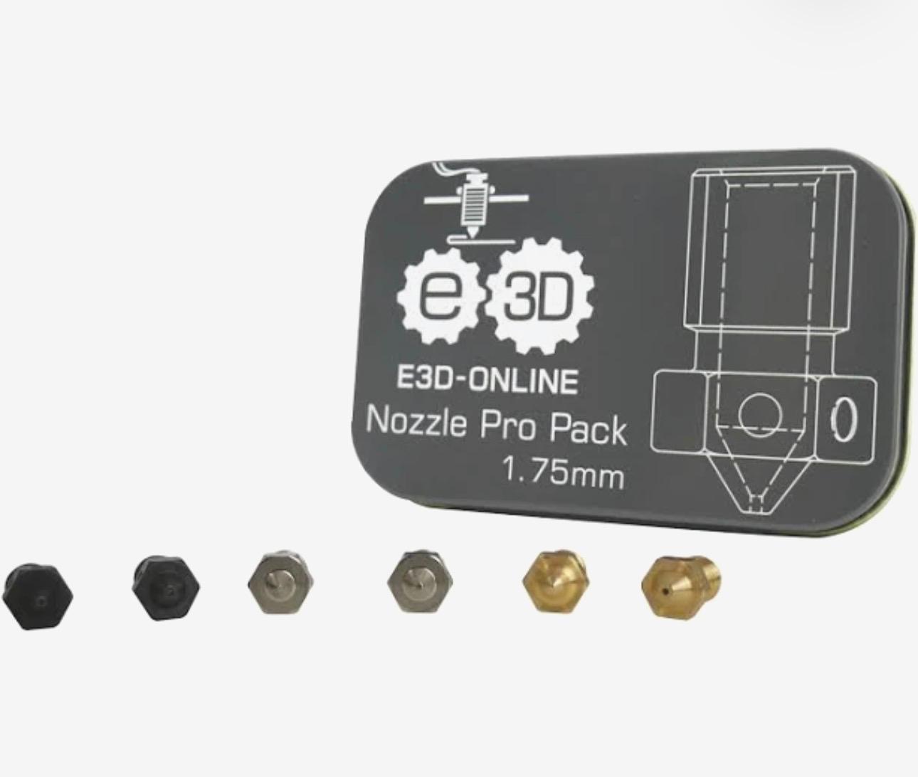 E3D Nozzle Pro Pack - 1.75mm Filament