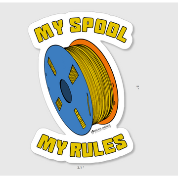 My Spool, My Rules Sticker