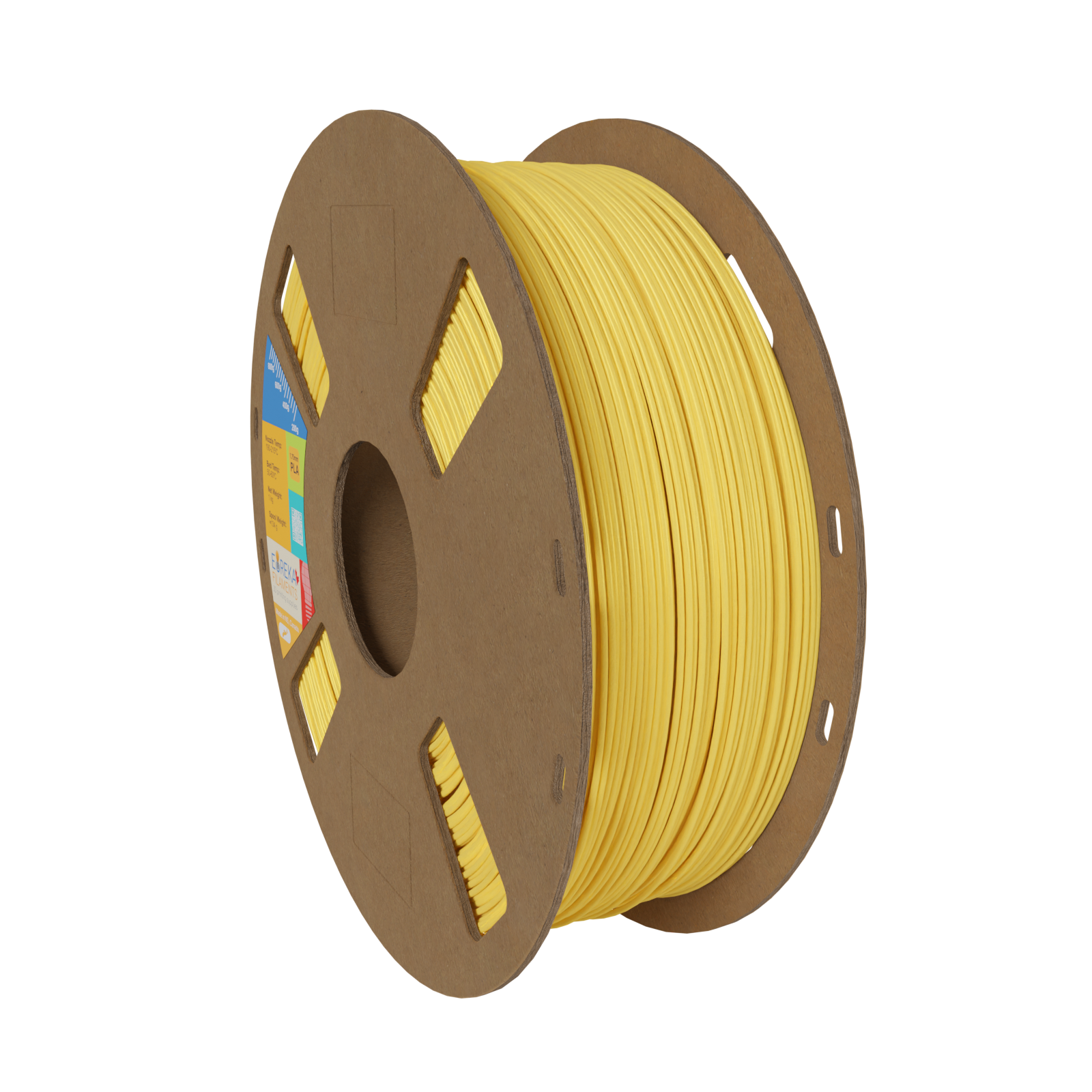 EurekaFil Pastel Yellow 4043D 1.75mm PLA Filament 1kg