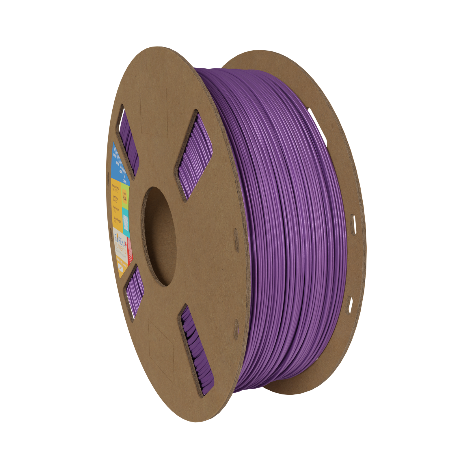 EurekaFil Purple Silk 4043D 1.75mm PLA Filament 1kg