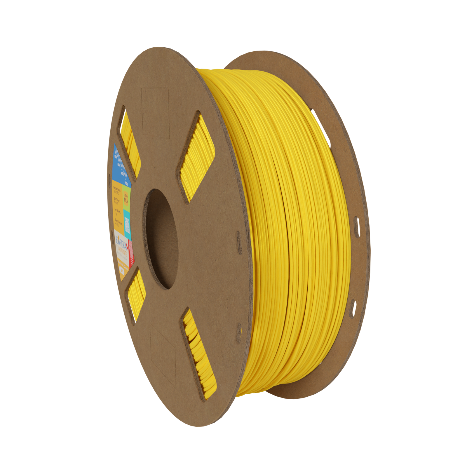 EurekaFil Yellow 4043D 1.75mm PLA Filament 1kg