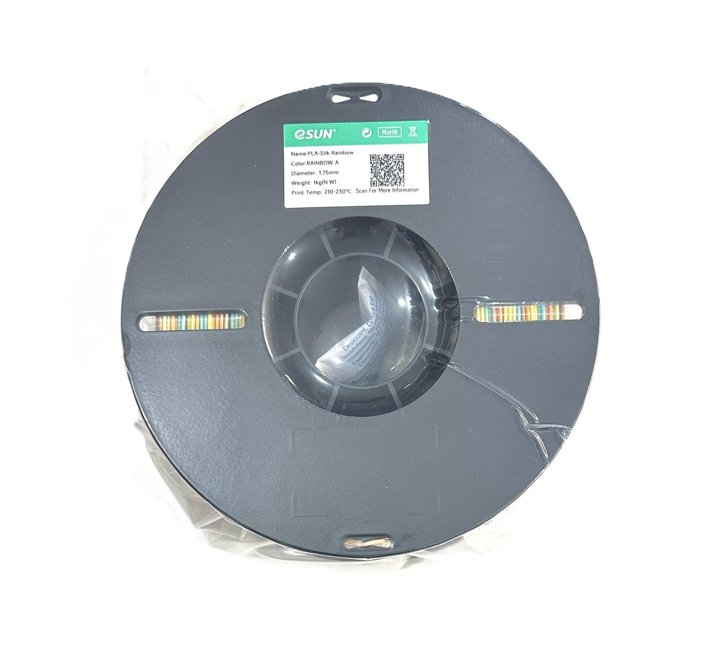 eSUN PLA-Silk Rainbow color: RAINBOW A 3D Printer Filament 1.75mm
